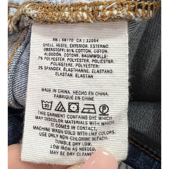 Pilcro Anthropologie High Rise Flare Jeans Size 29 Stretch Button - Picture 13 of 13